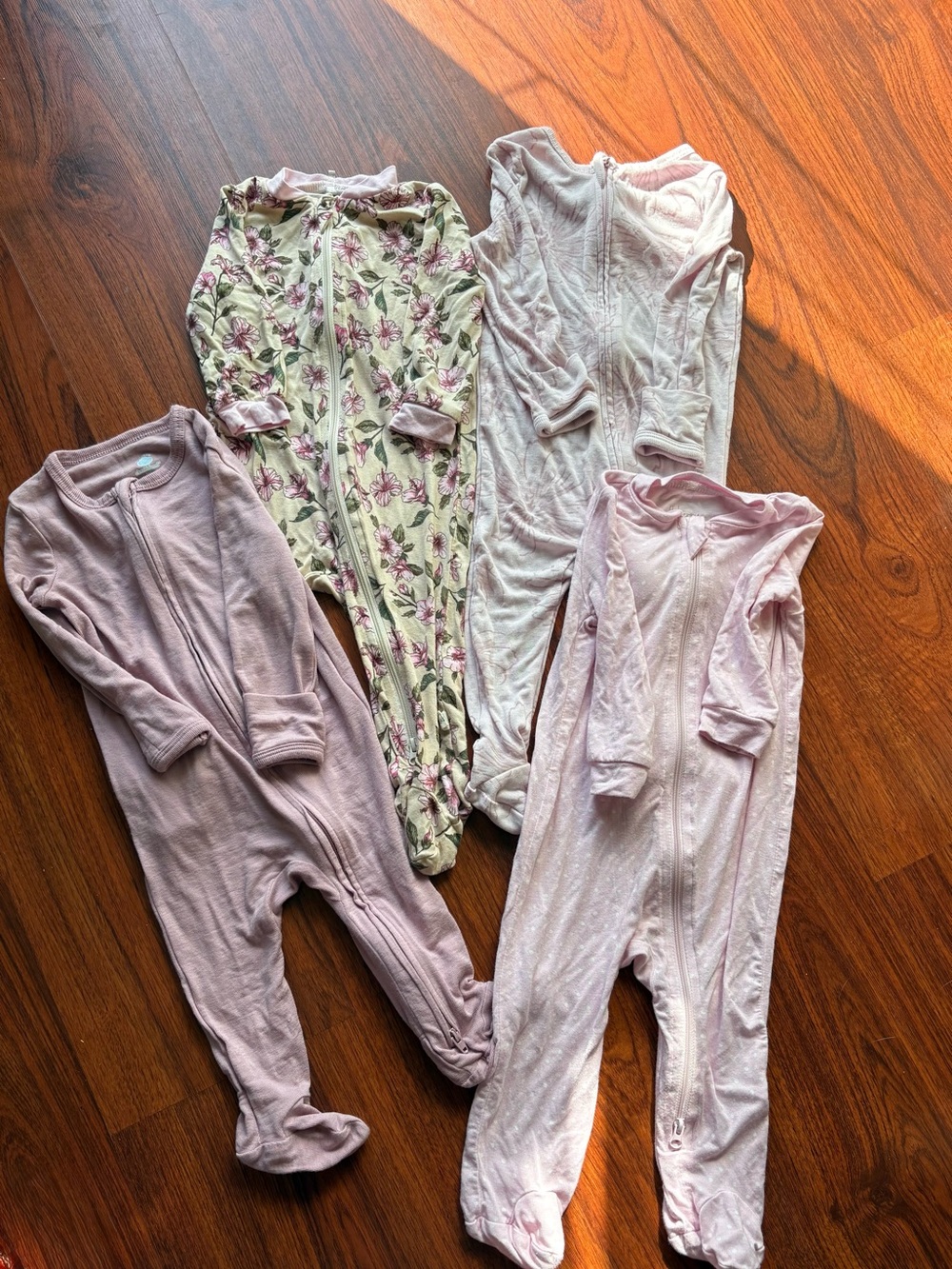 3-6 Month Baby Girl Pajama Sleepers